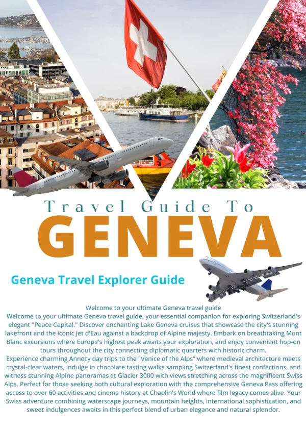 Geneva Travel Guide eBook: Your Ultimate Companion to Explore Switzerland’s Hidden Gems.